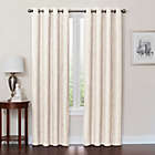 Alternate image 0 for Design Solutions Quinn 84-Inch Grommet 100% Blackout Window Curtain Panel in Ivory (Single)