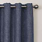 Alternate image 1 for Design Solutions Quinn 108-Inch Grommet 100% Blackout Window Curtain Panel in Navy (Single)