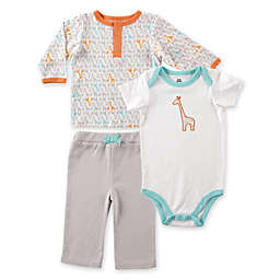 Baby Vision® Yoga Sprout Long Sleeve Giraffe Top, Pant, and Giraffe Bodysuit Sets