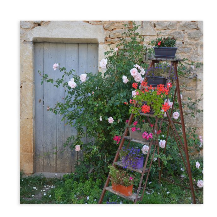 Vintage Ladder All Weather Outdoor Canvas Wall Art | Bed Bath & Beyond