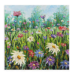 Daisy Day 24-Inch x 24-Inch All-Weather Outdoor Canvas Wall Art