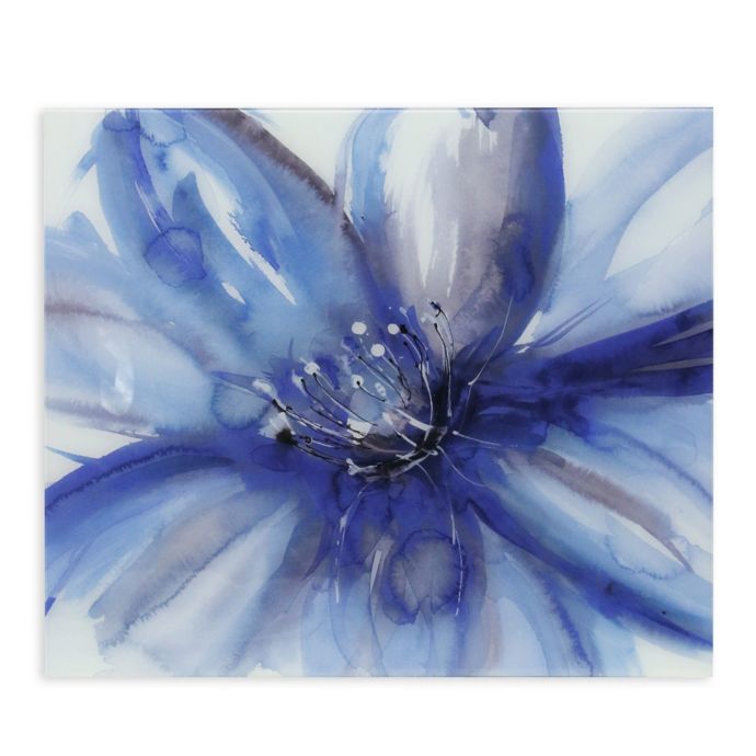 Indigo Floral Framed Wall Art Bed Bath and Beyond Canada