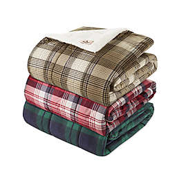 Woolrich&reg; Anderson Printed Quilted Knitted Throw Blanket