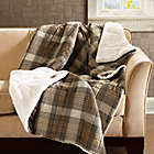 Alternate image 1 for Woolrich&reg; Lumberjack Cozy Spun Berber Printed Throw Blanket in Brown