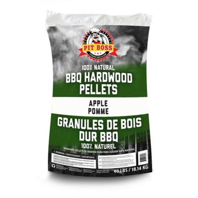 Pit Boss 40-lb. Bag of Hardwood BBQ Pellets Grilling Fuel in Apple