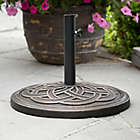 Alternate image 0 for Forest Gate Circle Weave Poly-Resin Umbrella Base in Antique Bronze