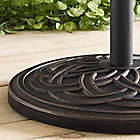 Alternate image 4 for Forest Gate Circle Weave Poly-Resin Umbrella Base in Antique Bronze