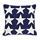 Alternate image 0 for Liora Manne Frontporch Stars Square Indoor/Outdoor Throw Pillow in Blue