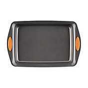 Rachael Ray&trade; Oven Lovin&#39; Nonstick 9-Inch x 13-Inch Covered Cake Pan in Grey/Orange