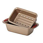 Alternate image 1 for Rachael Ray&trade; Cucina Non-Stick 10-Piece Bakeware Set in Brown/Red