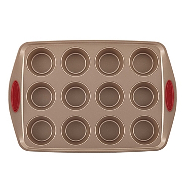 Rachael Ray&trade; Cucina Non-Stick 10-Piece Bakeware Set in Brown/Red. View a larger version of this product image.