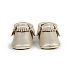 Alternate image 1 for Freshly Picked Size 6-12M Moccasins in Platinum