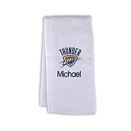 Designs by Chad and Jake NBA Personalized Oklahoma City Thunder Burp Cloth