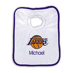 Designs by Chad and Jake Personalized Los Angeles Lakers Bib