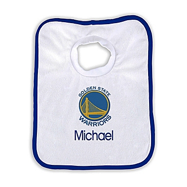 Designs by Chad and Jake NBA Personalized Golden State Warriors Bib. View a larger version of this product image.