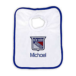 Designs by Chad and Jake NHL Personalized New York Rangers Bib