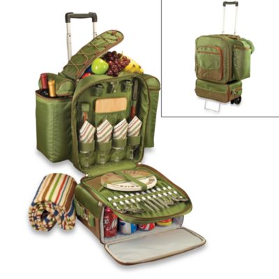 wheeled picnic cooler trolley bag