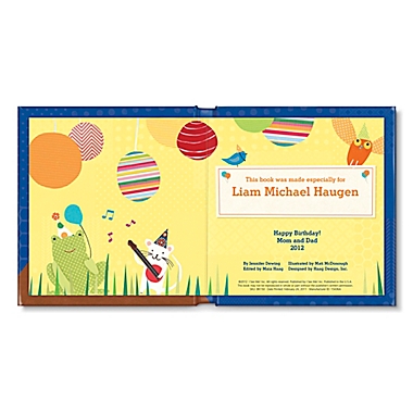 &quot;My Very Happy Birthday&quot; For Boys Book by Jennifer Dewing. View a larger version of this product image.