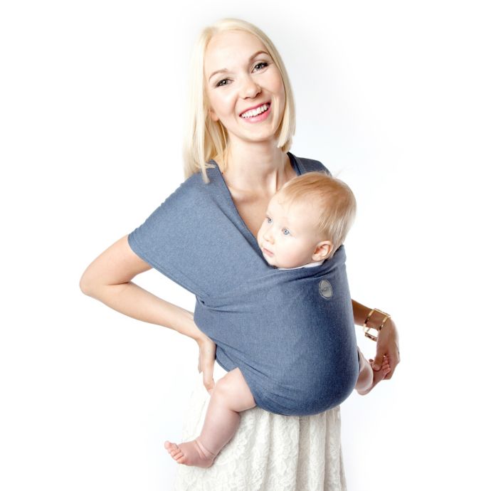 Moby® Wrap Evolution Baby Carrier in Denim | Bed Bath & Beyond