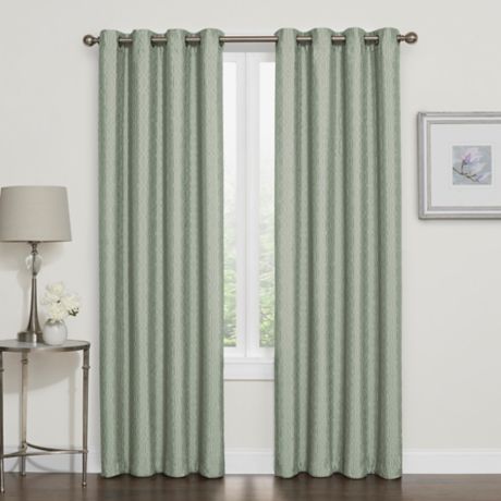 Darcy 100 Blackout Grommet Top Window Curtain Panel Bed Bath