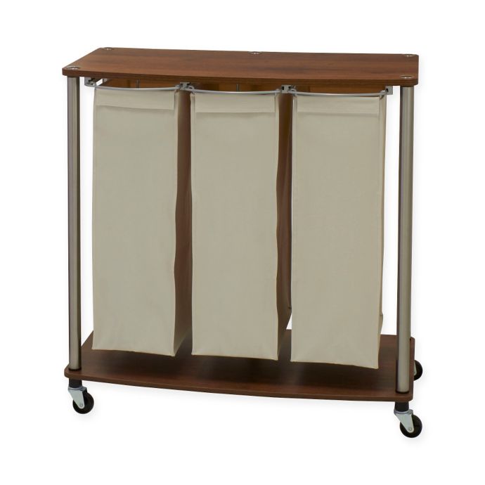 Household Essentials® 3Bag Laundry Sorter Cart Bed Bath and Beyond