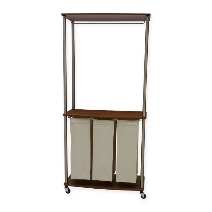 Household Essentials® Laundry Center Sorter with Hanging Rod Bed Bath
