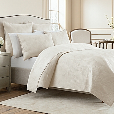 Wamsutta&reg; Twin Bliss Coverlet in White. View a larger version of this product image.