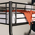 Alternate image 2 for Forest Gate Riley Twin over Full Metal Bunk Bed in Black