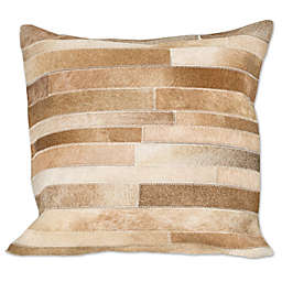 Torino Madrid Square Throw Pillow in Natural