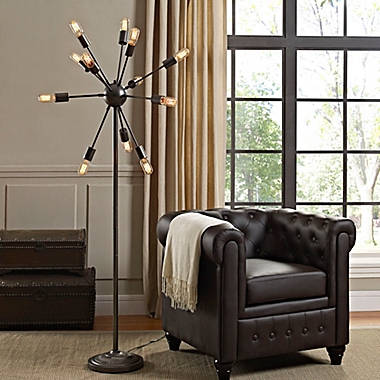 Modway Spectrum 12-Light Floor Lamp in Black. View a larger version of this product image.