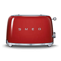 SMEG 50's Retro Style 2-Slice Toaster in Red