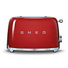 Alternate image 0 for SMEG 50&#39;s Retro Style 2-Slice Toaster in Red