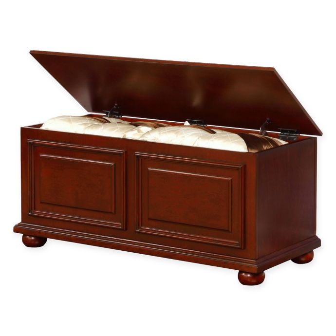 Powell Chadwick Cedar Chest In Cherry Bed Bath Beyond