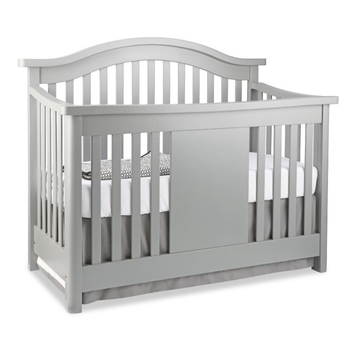 Baby Appleseed Stratford 4 In 1 Convertible Crib In Moon Grey