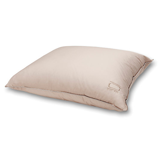 Alternate image 1 for Nikki Chu ISRA White Down Queen Pillow in Soft Clay