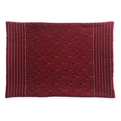 Quilted Placemat in Burgundy