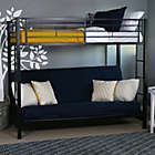 Alternate image 0 for Forest Gate Twin over Futon Metal Bunk Bed in  Black