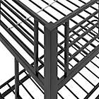 Alternate image 4 for Forest Gate Twin over Futon Metal Bunk Bed in  Black