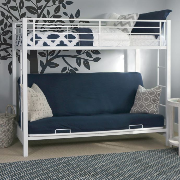 Forest Gate Twin Over Futon Metal Bunk Bed Bed Bath And Beyond Canada