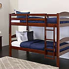 Alternate image 0 for Forest Gate Solid Wood Twin-Over-Twin Bunk Bed in Espresso