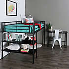 Alternate image 1 for Forest Gate Twin Loft Bed with Desk in Black