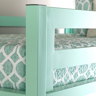 Forest Gate Twin Loft Bed in Mint. View a larger version of this product image.