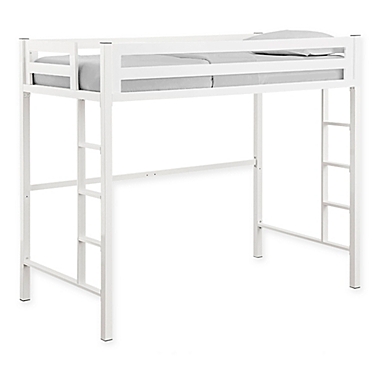 Forest Gate Twin Loft Bed in White. View a larger version of this product image.