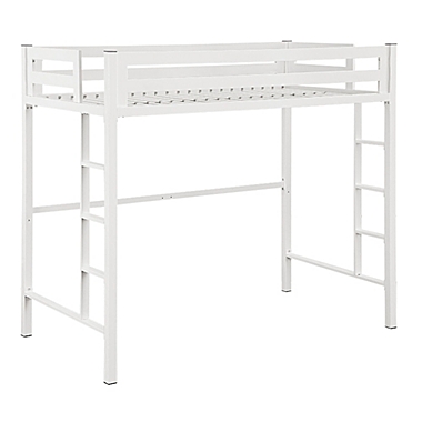 Forest Gate Twin Loft Bed in White. View a larger version of this product image.