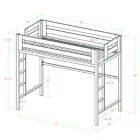 Alternate image 5 for Forest Gate Twin Loft Bed in White