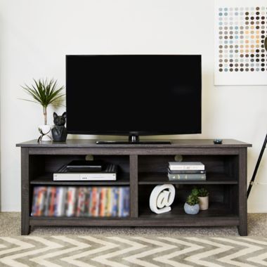 Forest Gate&trade; Thomas 58-Inch TV Stand in Charcoal. View a larger version of this product image.