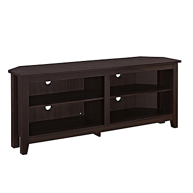 Forest Gate&trade; Thomas 58-Inch Corner TV Stand in Espresso. View a larger version of this product image.