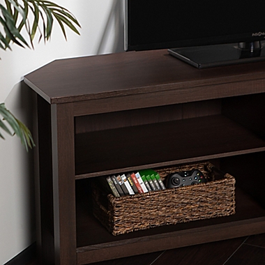Forest Gate&trade; Thomas 58-Inch Corner TV Stand in Espresso. View a larger version of this product image.