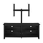 Alternate image 1 for Forest Gate 58" Thomas Traditional Wood TV Stand Console with Mount in Black