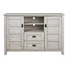 Alternate image 3 for Forest Gate 52" Rustic Wood TV Stand Console in White Wash